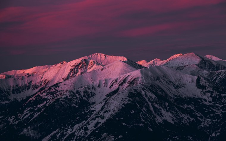 Розовые горы