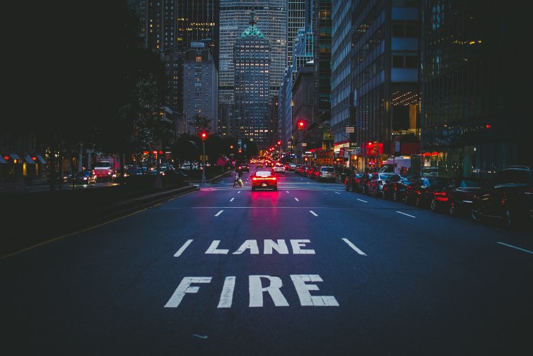 Ночной город Нью-Йорк 4к