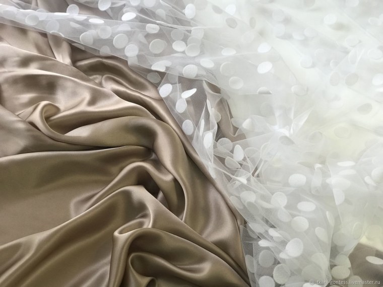 Шелк Армани бежевый