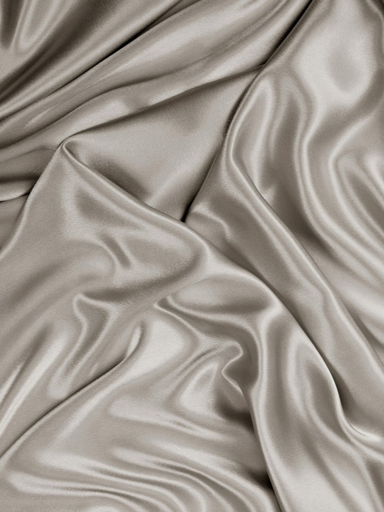 Серая шелковая ткань
