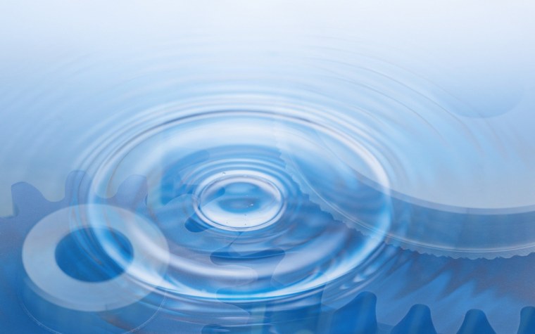 Абстракция круги на воде