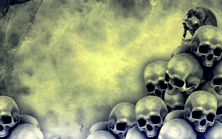 Красивый фон с черепами