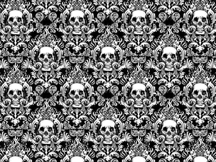 Мексиканский череп паттерн