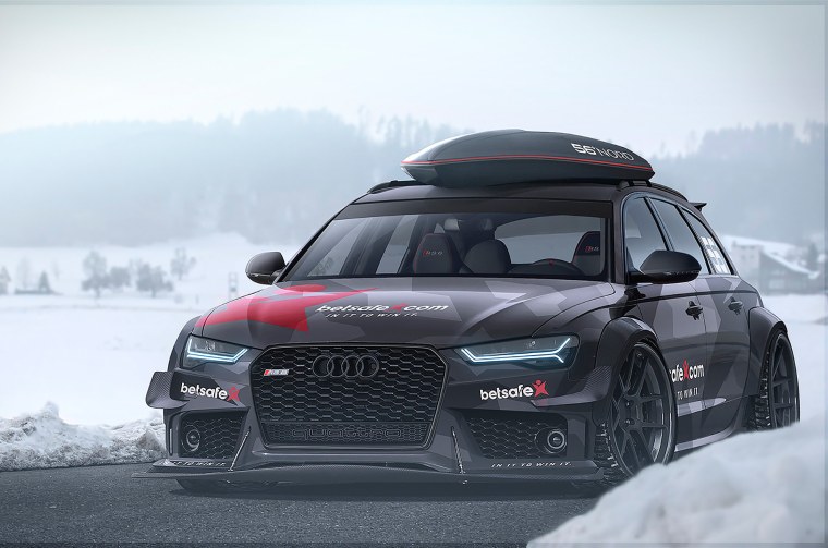 Дрифт Ауди рс6 Авант