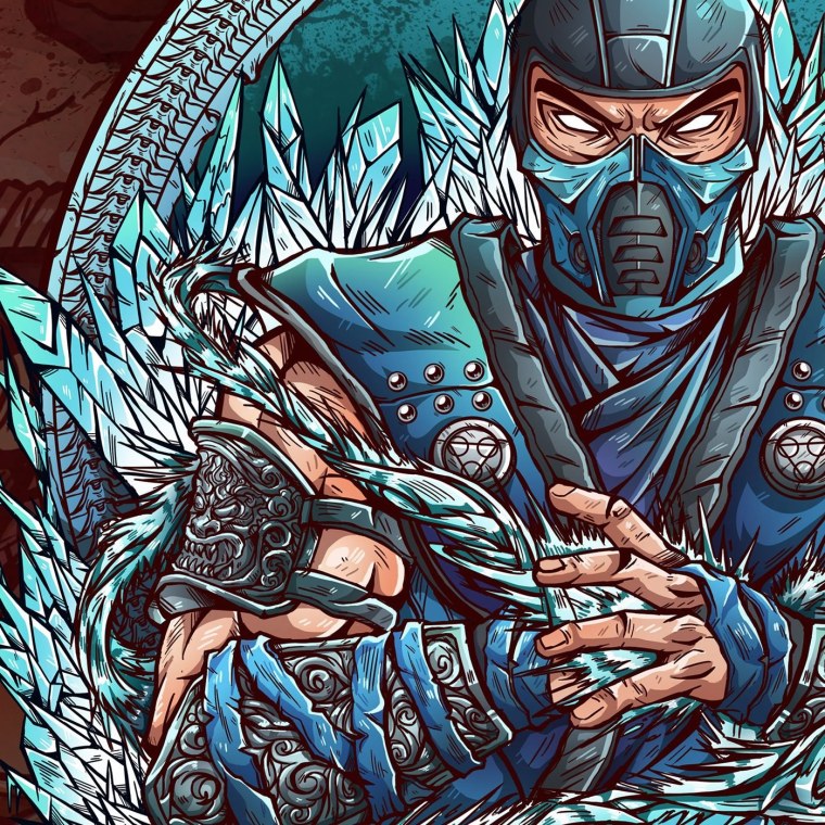 Тату мортал комбат саб Зиро