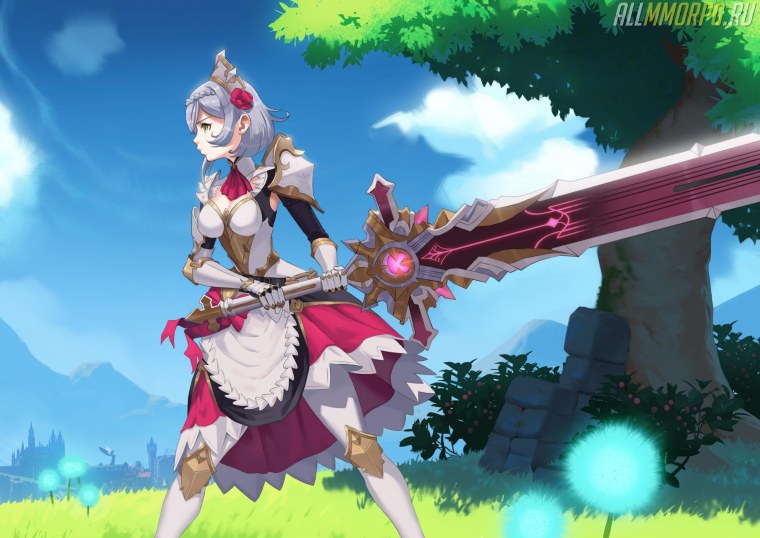 Ноэль Геншин арт