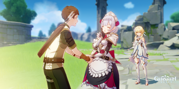 Ноэль Геншин рыцарь