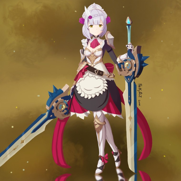 Персонажи Геншин Импакт Ноэль