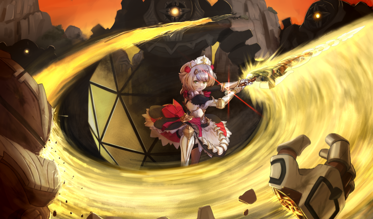 Ноэлль Геншин Импакт арт