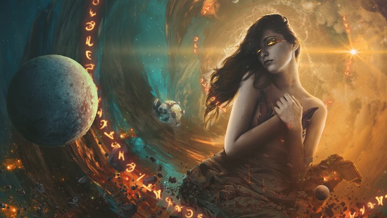 Космическая девушка