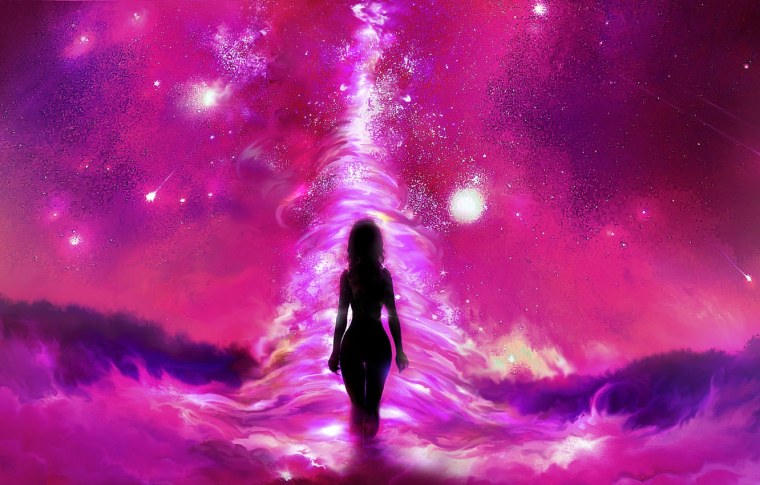 Девушка космос