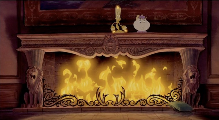 Декоративный огонь для камина