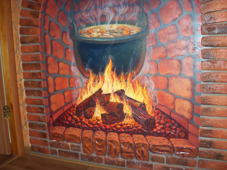 Очаг в каморке папы Карло