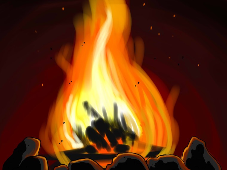 Камин кирпичный рисунок