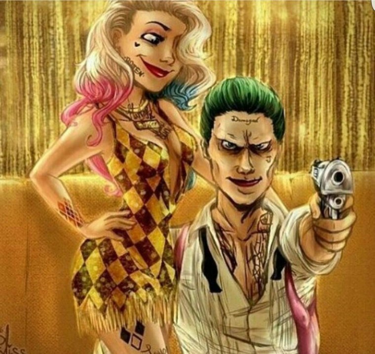 Харли Квинн и джоукп отряд самоубийц