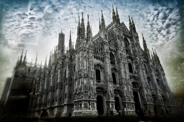 Кельнский собор в тумане