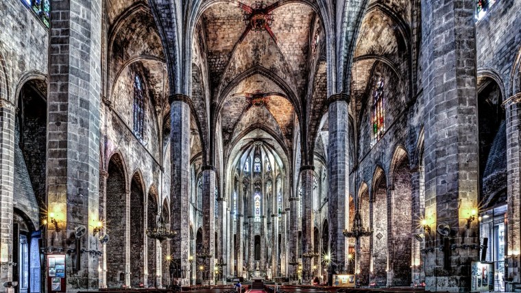 Санта-Мария-дель-мар Барселона Испания