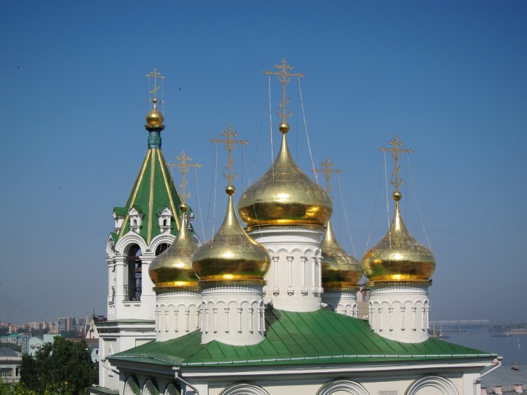 Церковь храм собор золотые купола