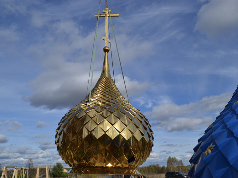 Купол храма на Богословке