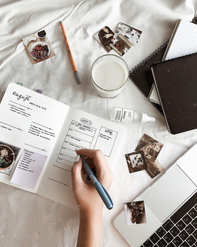 Коллажи в блокноте