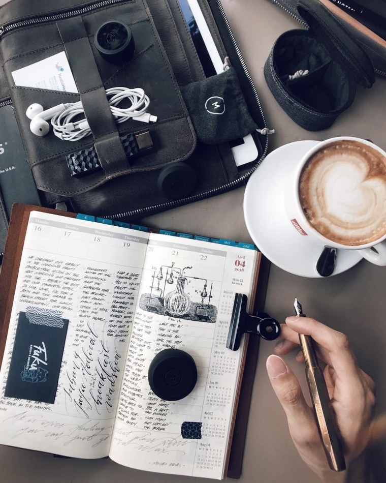 Ежедневник и кофе