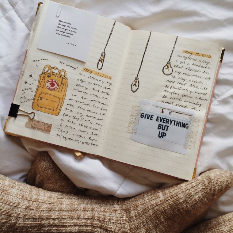 Оформление личного дневника Эстетика