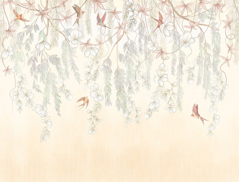 Фреска птицы