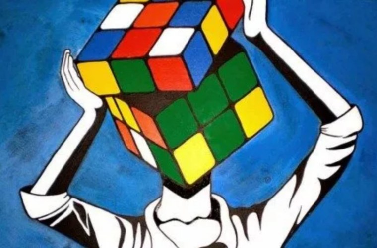 Голова кубик рубик