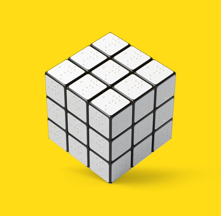 Куб Брайля-Рубика