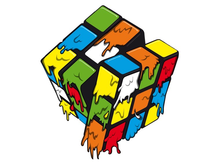 Кубик Рубика арт