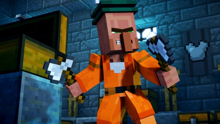 Minecraft story Mode Тыквоголовый