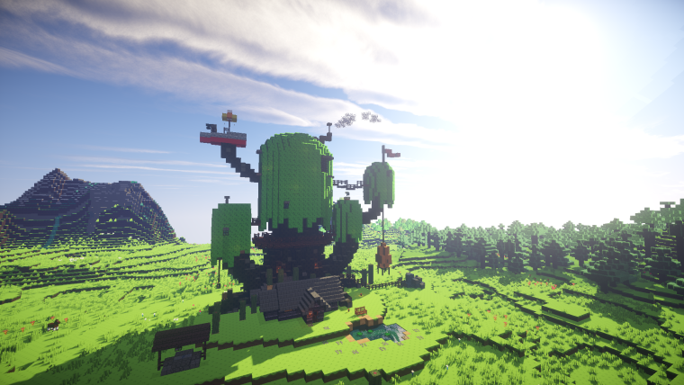 Обои майнкрафт 4к