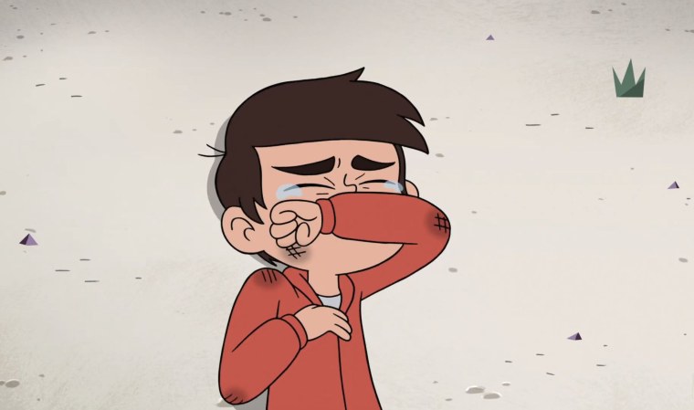 Марко Диаз плачет