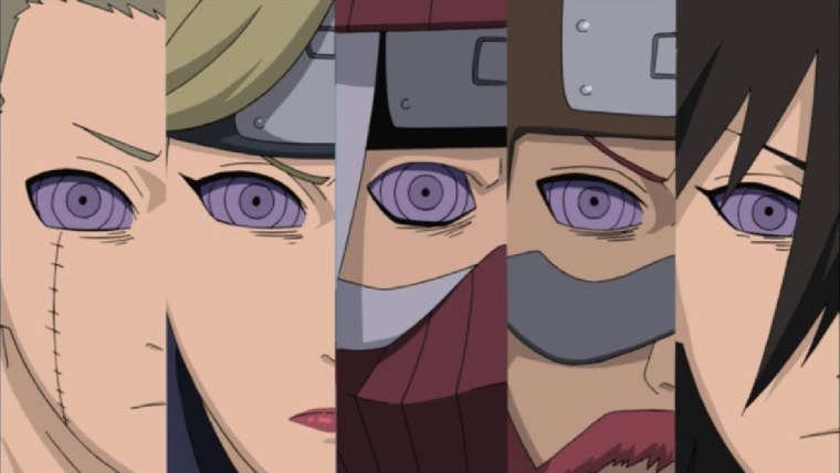 Обито Джинчурики глаз