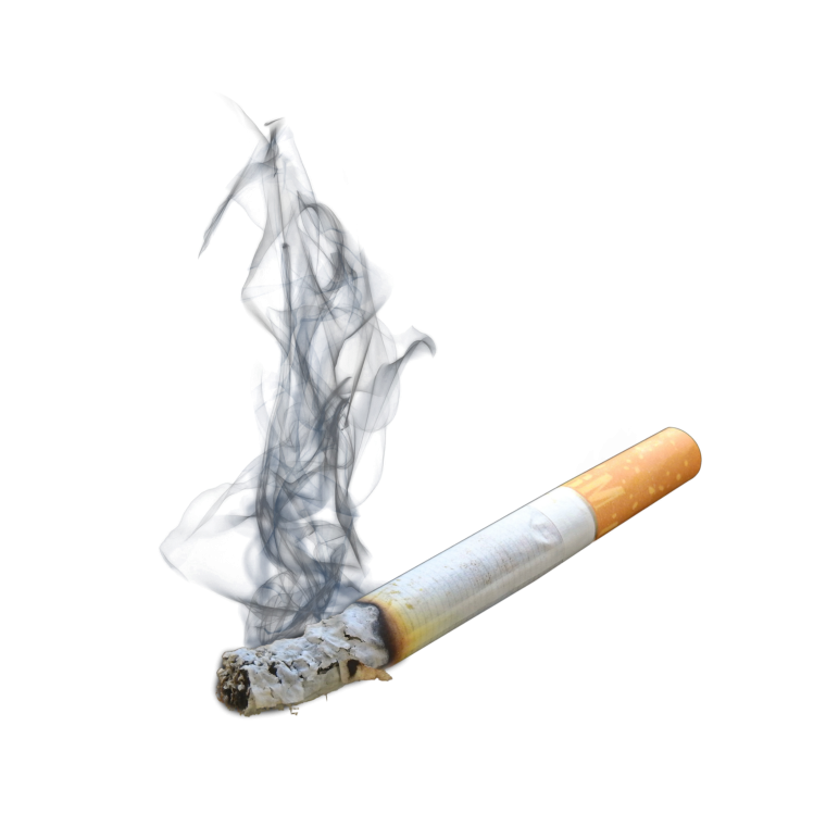 Сигарета вертикально