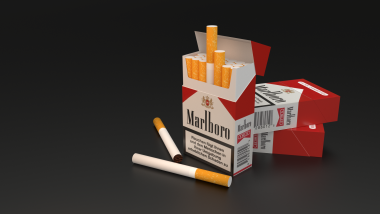 Пачка сигарет вектор