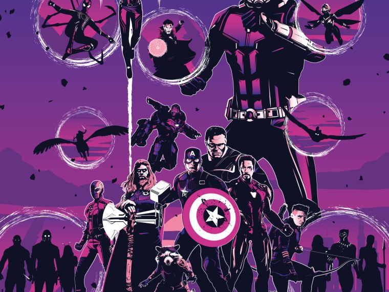 Avengers Endgame assemble Art