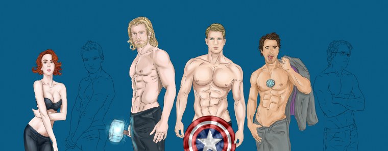 Тони Старк Наташа Романофф Стив Роджерс