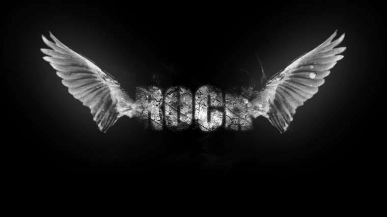 Рок надпись