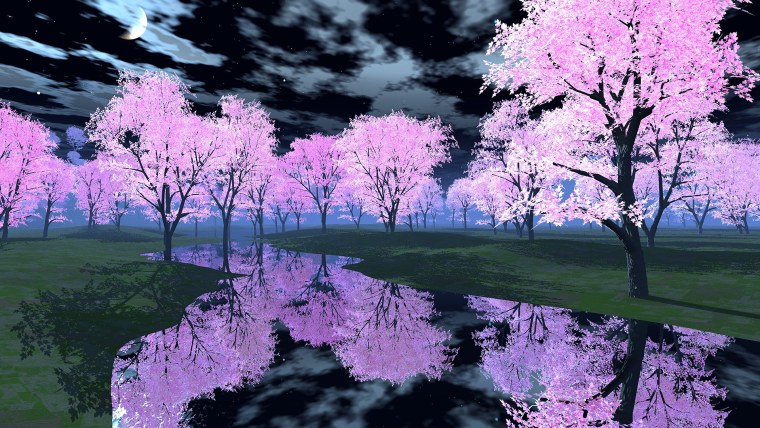 Природа Японии аниме