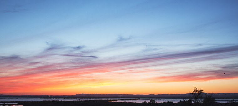 Небо ранний закат