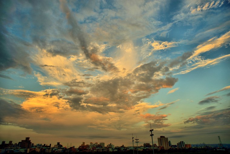 Красивое солнечное небо