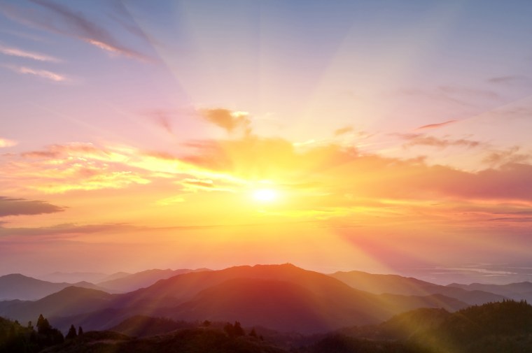 Красивое небо рассвет