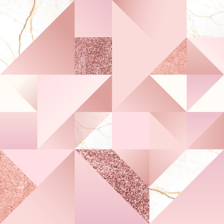 Треугольник, розовый