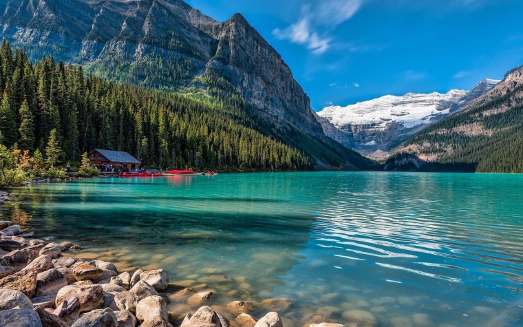 Озеро Морейн в Канаде