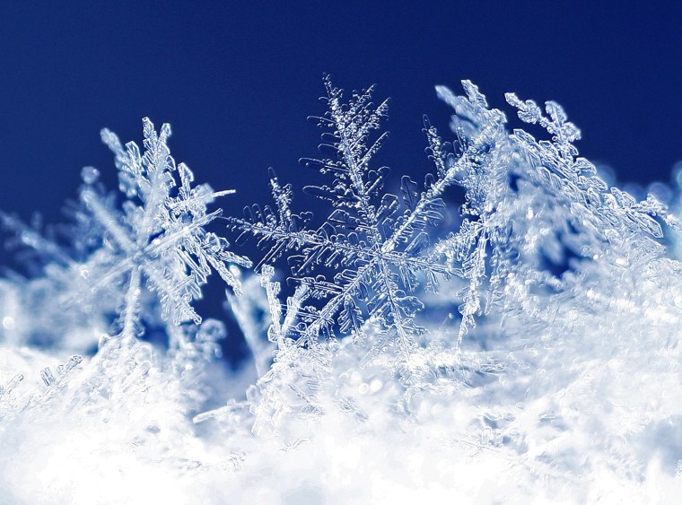 Снежинка Макросъемка