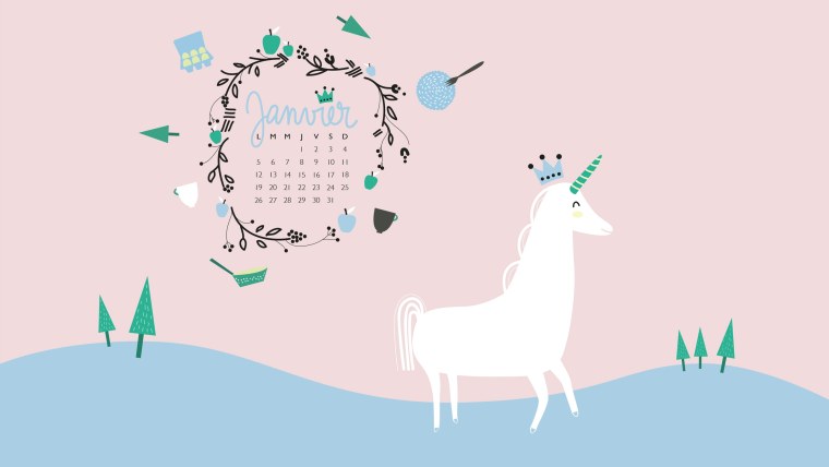 Маленький мультяшный Единорог