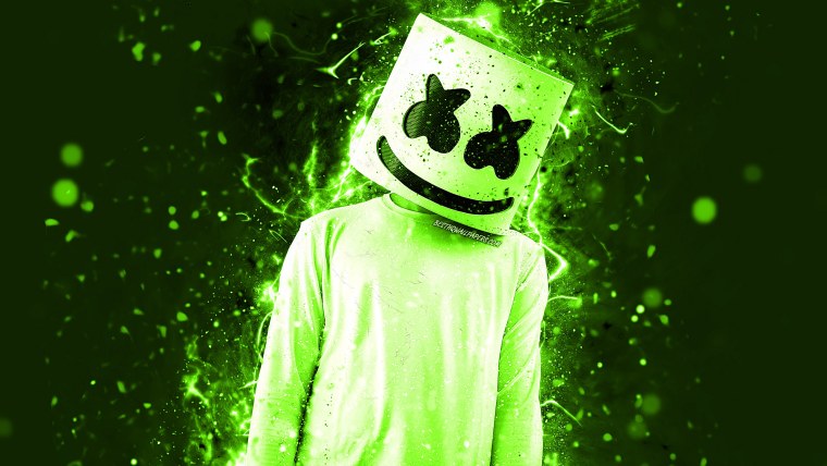 Кристофер Комсток Marshmello без маски