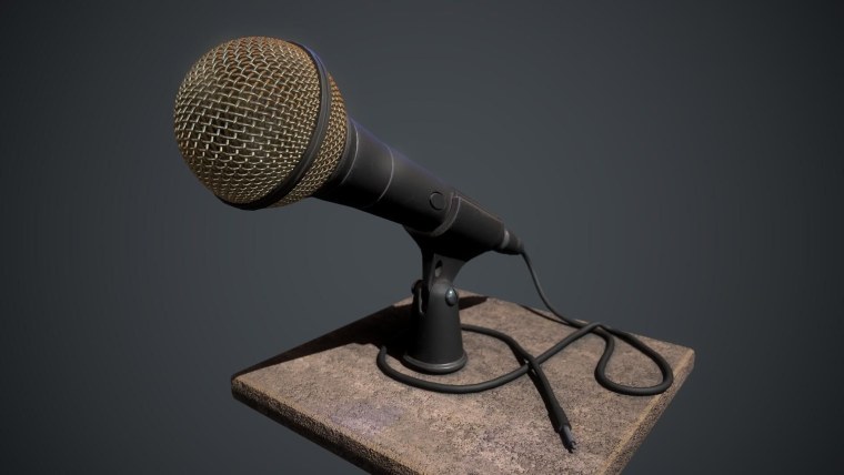 Микрофон на сцене