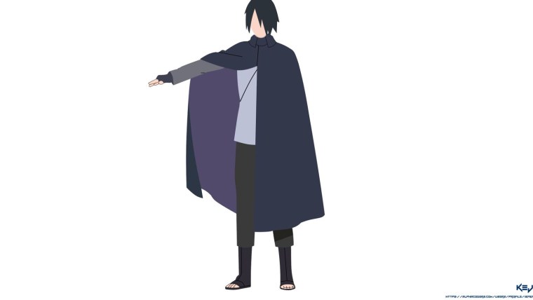 Боруто в одежде Саске